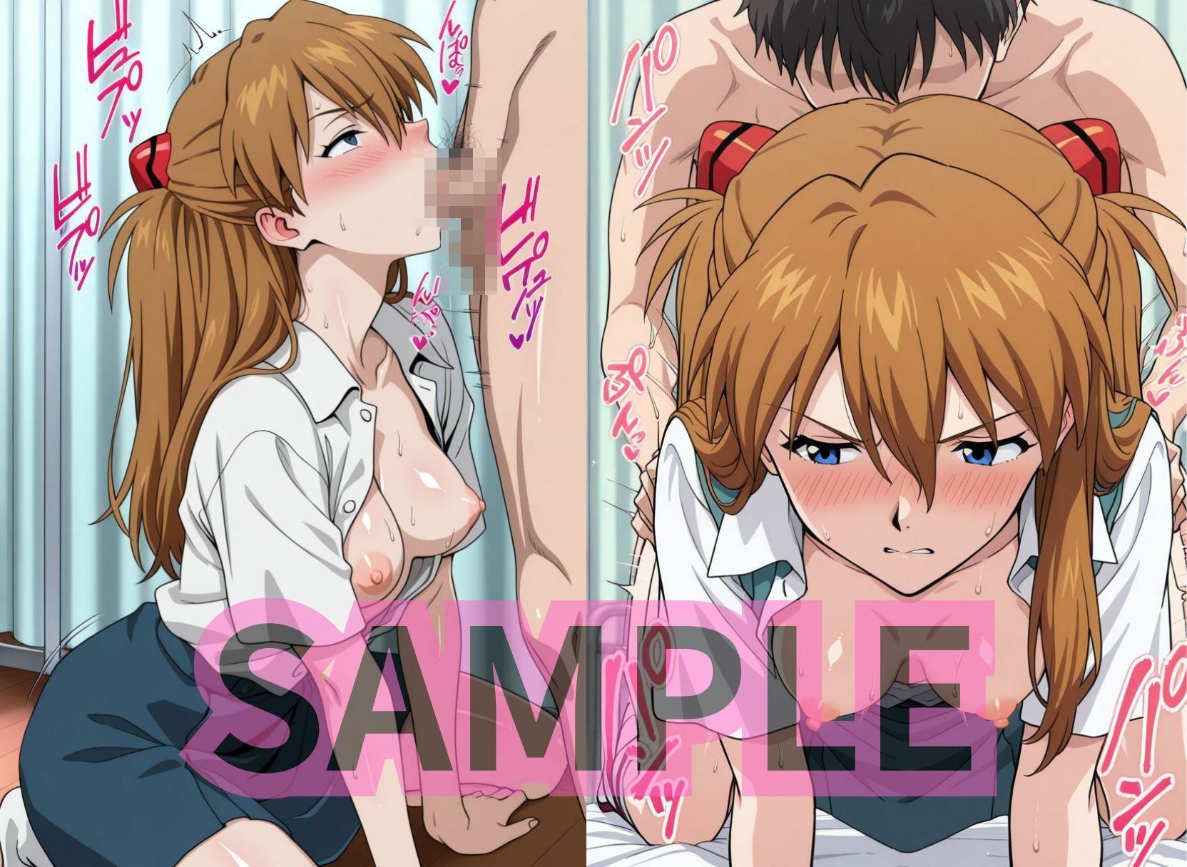 サンプル画像2:性処理係の惣○さんはおち○んぽとおま○この相性が良ければ生ハメ中出しもOKしてくれる(2次元風俗店「ヒロイン」へようこそ) [d_607208]