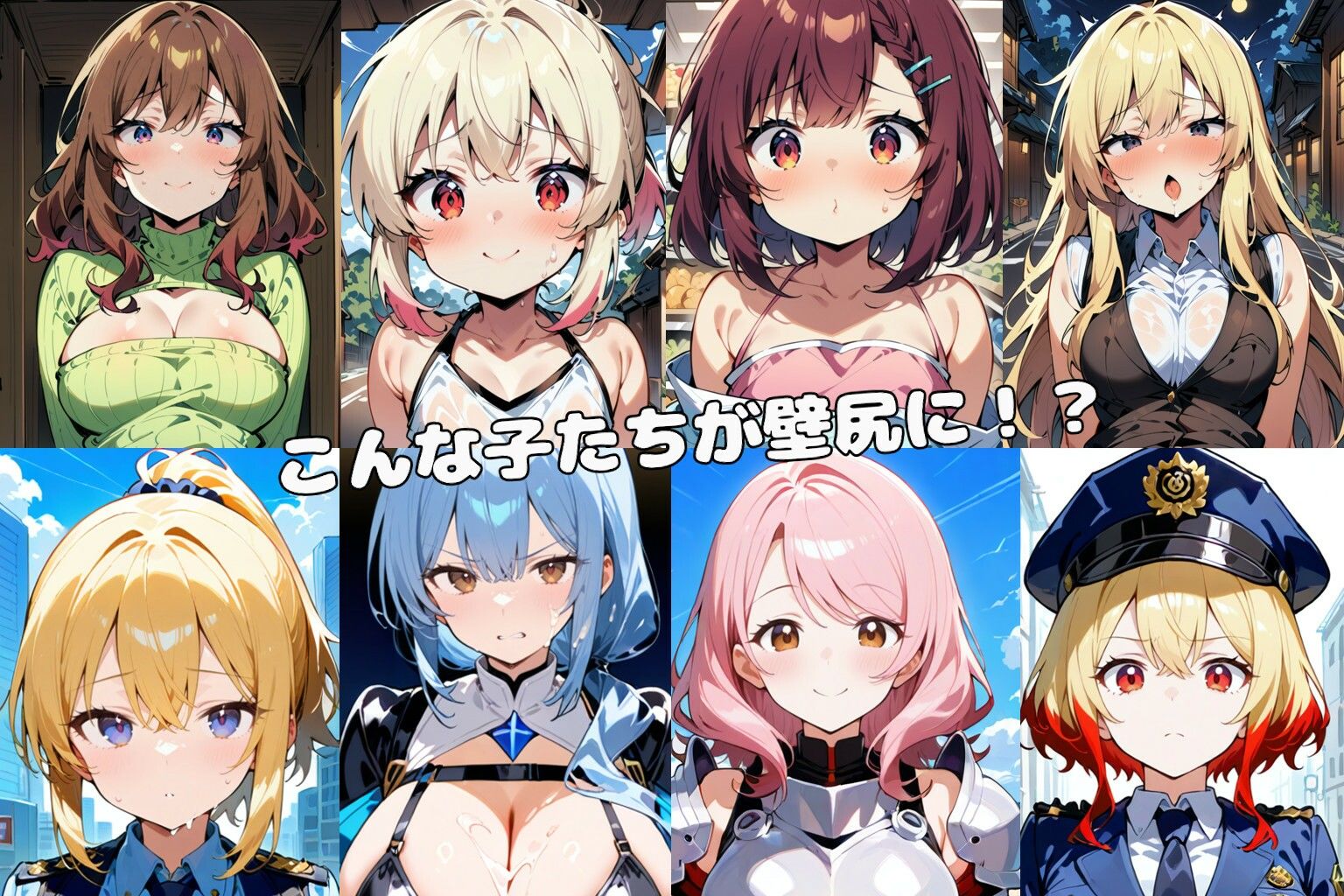 サンプル画像1:壁尻のある風景11(Trash Glider) [d_607286]