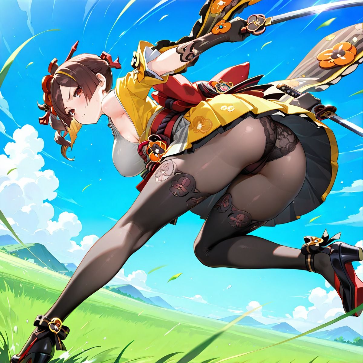 サンプル画像1:ほ〇る×千〇 ふたなり百合CG集(AI戦士グンドゥム) [d_607326]