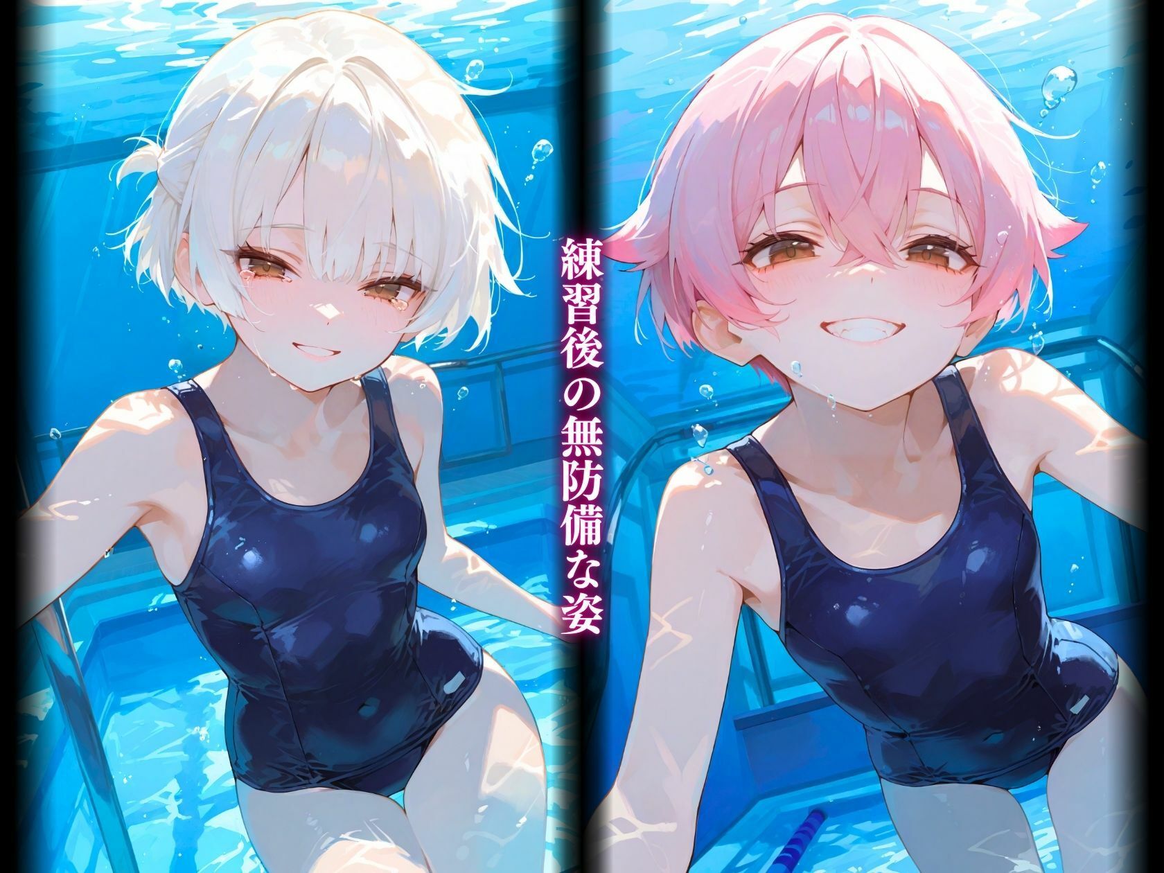 無防備なスク水がキモ顧問の餌食に「キモっ、きも！」2