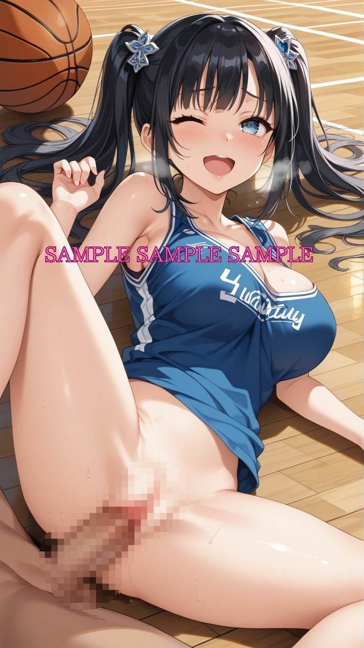 サンプル画像6:男女比1対10000の世界 バスケ女子とセックスし放題でちんぽが乾く暇もないヤリ放題ハーレムライフ！！(TailorFetiAI-Pix) [d_607436]