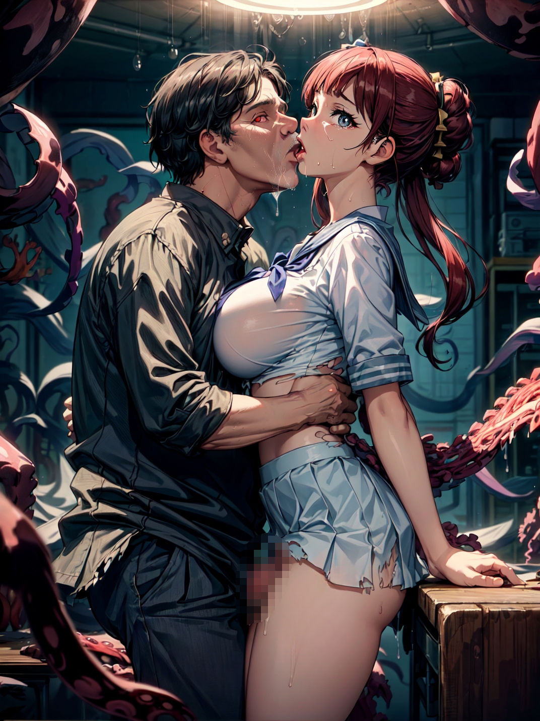 サンプル画像2:淫獣教師に彼氏の前で犯●れた女生徒2(studio1111) [d_607462]