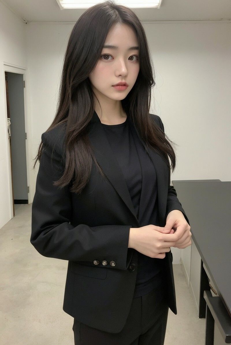 サンプル画像5:【美女名録】vol7.7  秘書の誘惑。冷たくても、惹かれてしまう。 205枚  【AIグラビア写真集】(AI美女制作参謀本部4課) [d_607475]