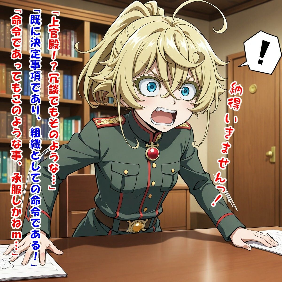 サンプル画像5:少尉殿、異動ヲ命ズ！（ター○ャ・デグ○チャフ/幼○戦記）(kamonohashi-ai) [d_607483]