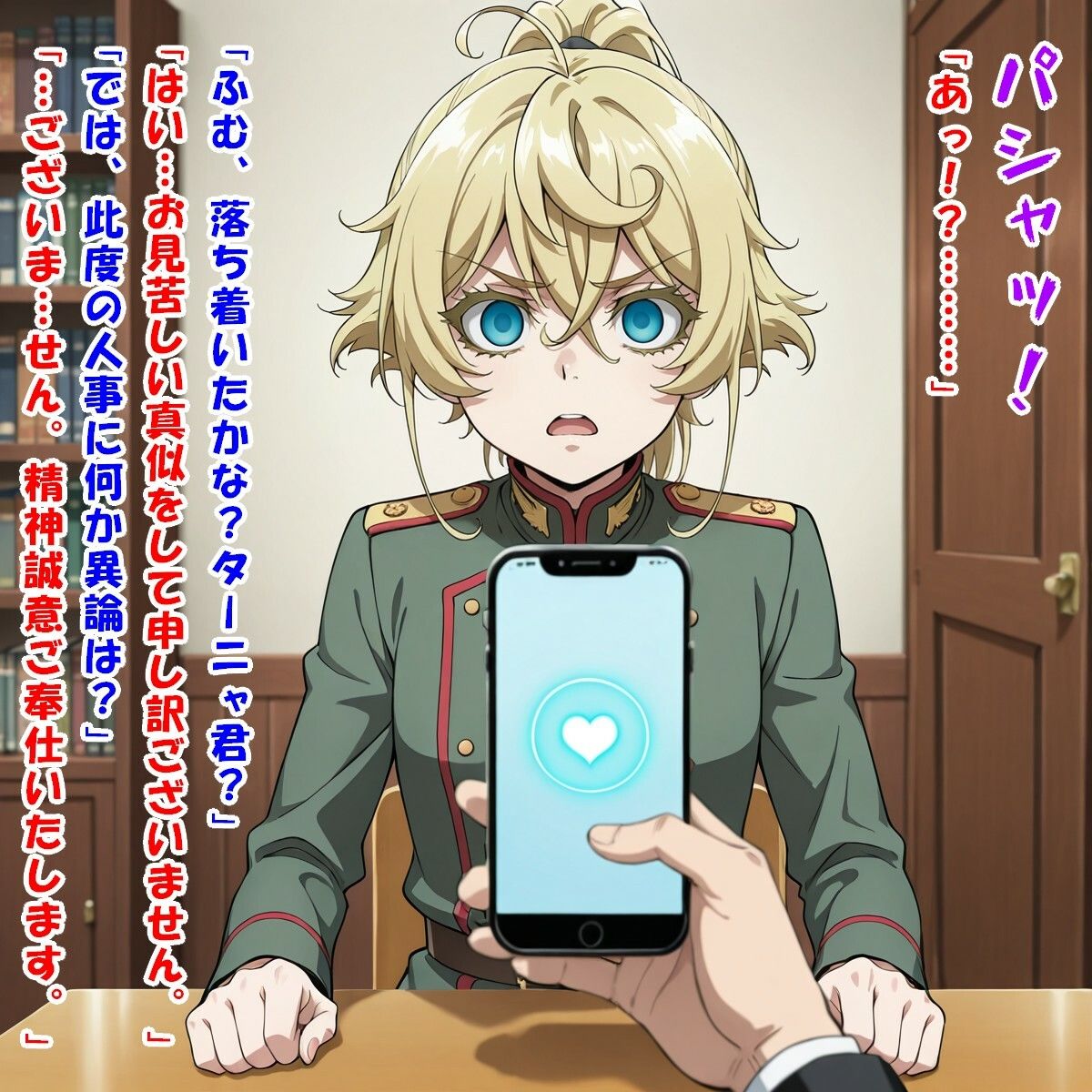 サンプル画像6:少尉殿、異動ヲ命ズ！（ター○ャ・デグ○チャフ/幼○戦記）(kamonohashi-ai) [d_607483]