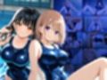 青スク水の茶髪黒髪爆乳美女が教師と放課後種付け交尾【4K】