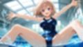 青スク水の茶髪黒髪爆乳美女が教師と放課後種付け交尾【4K】