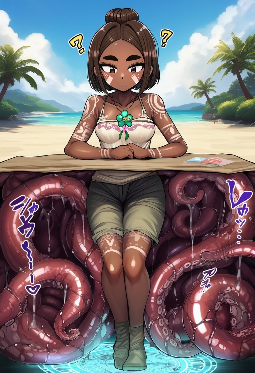 感覚遮断落とし穴に落ちた南洋お姉さん 画像1