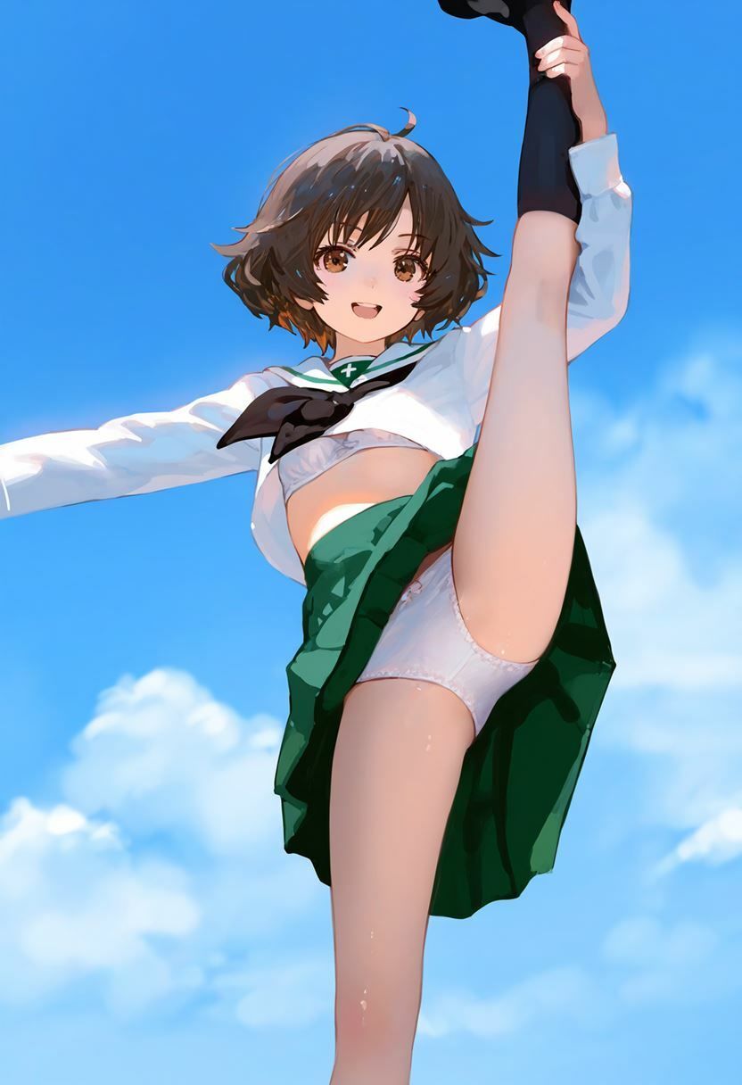 サンプル画像3:秋山優花里 大量ぱんつ(ちゅりのAI研究所 おぱんつ分室) [d_607607]