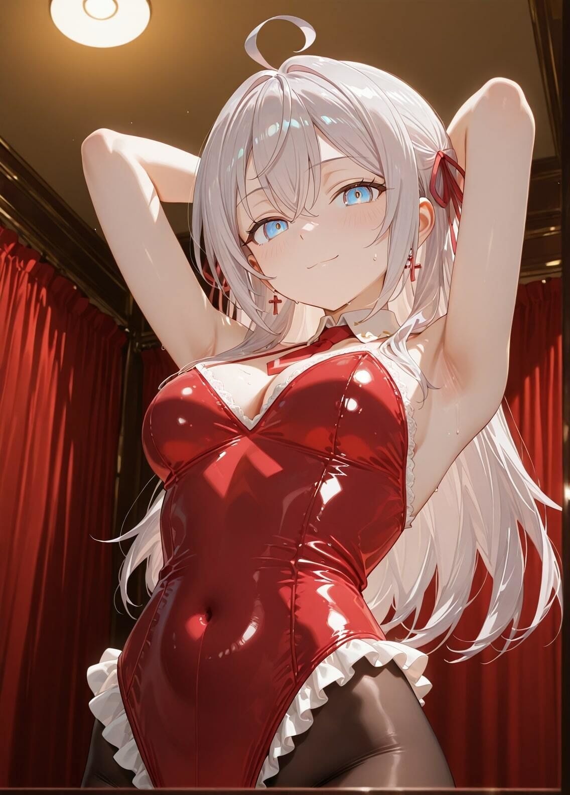 サンプル画像6:「時々ボソッとロシア語でデレる隣のアーリャさん」アリサ・ミハイロヴナ・九条セクシー写真集16（全500枚）(人の海) [d_607608]