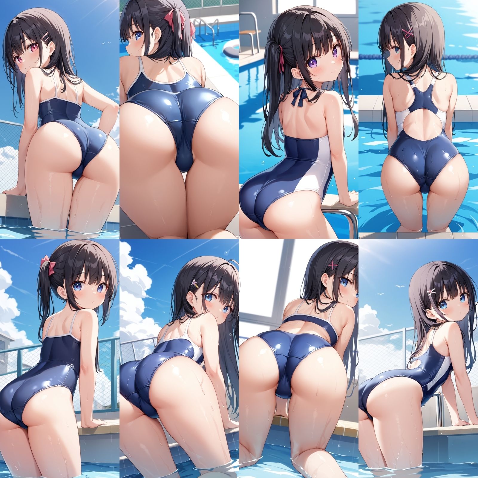 サンプル画像5:同級生のスクール水着【500枚】(女子高生) [d_607639]