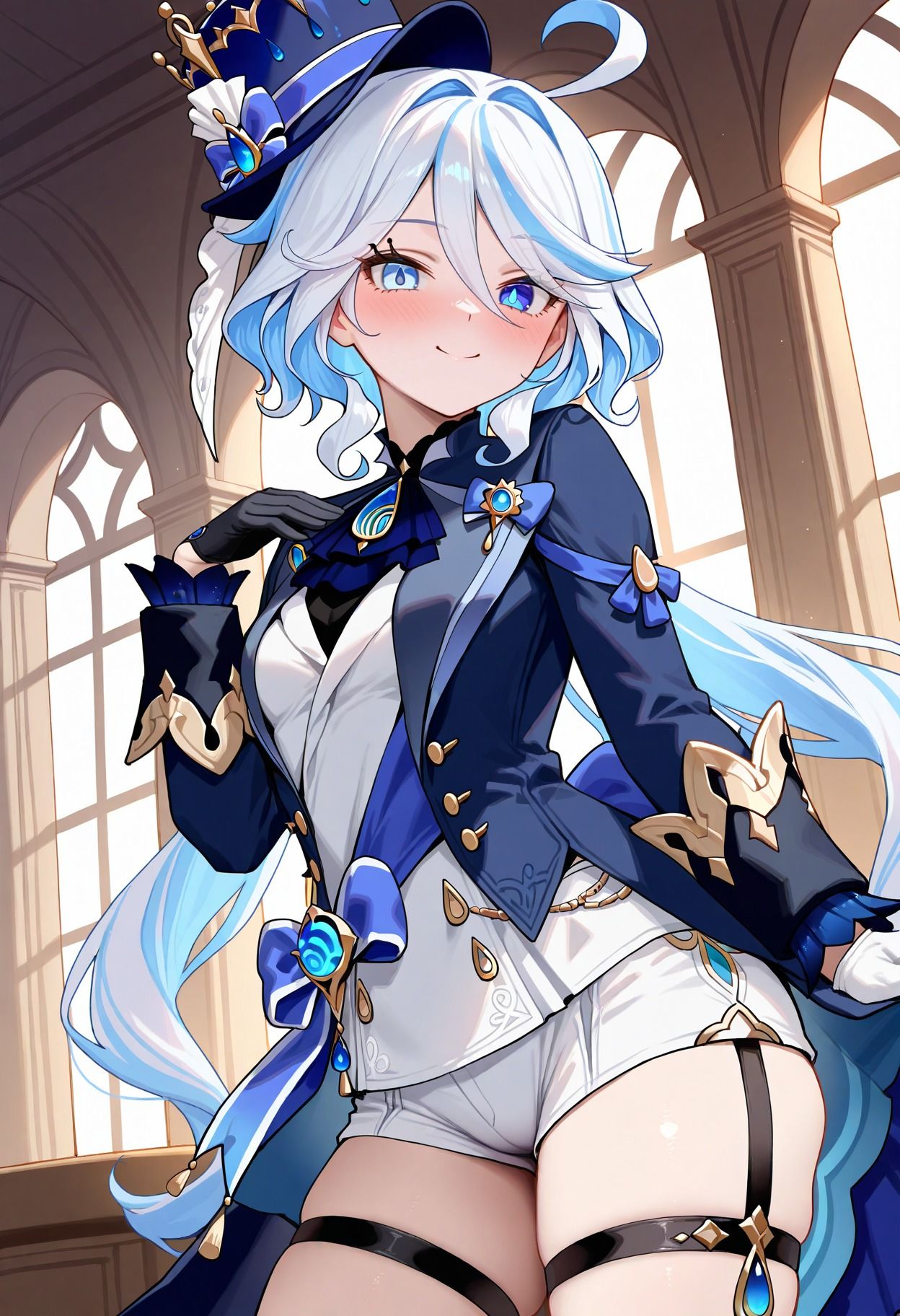 フリーナとイチャラブ純愛えっち。 画像1