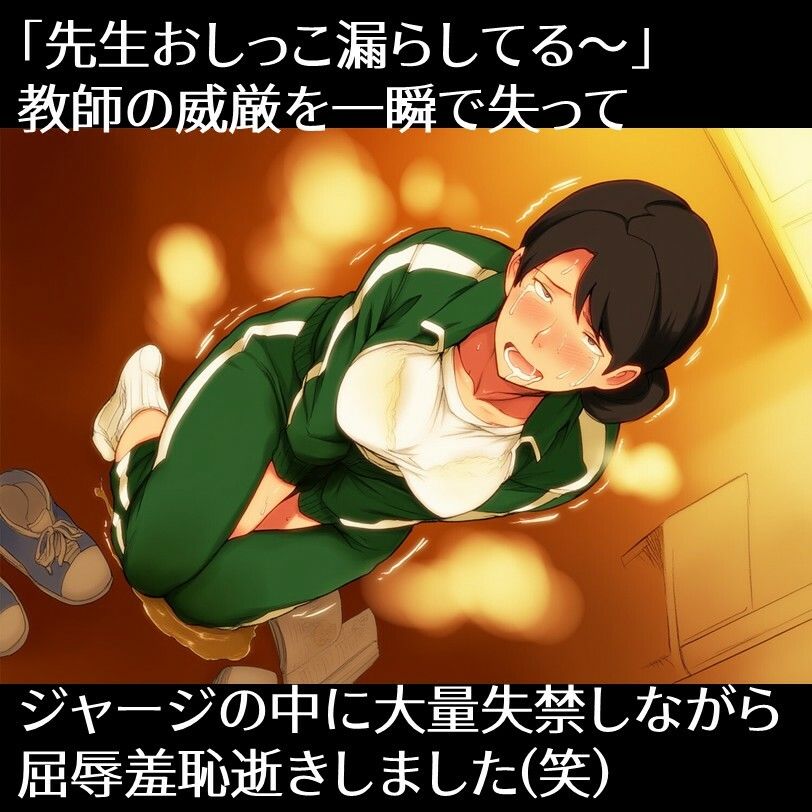 サンプル画像2:おもらしデカパイ先生-衆人環視無様失禁。(ラッカパートゥ) [d_607786]