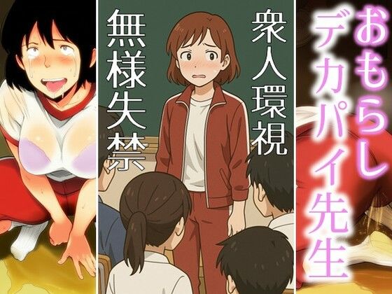 おもらしデカパイ先生-衆人環視無様失禁。