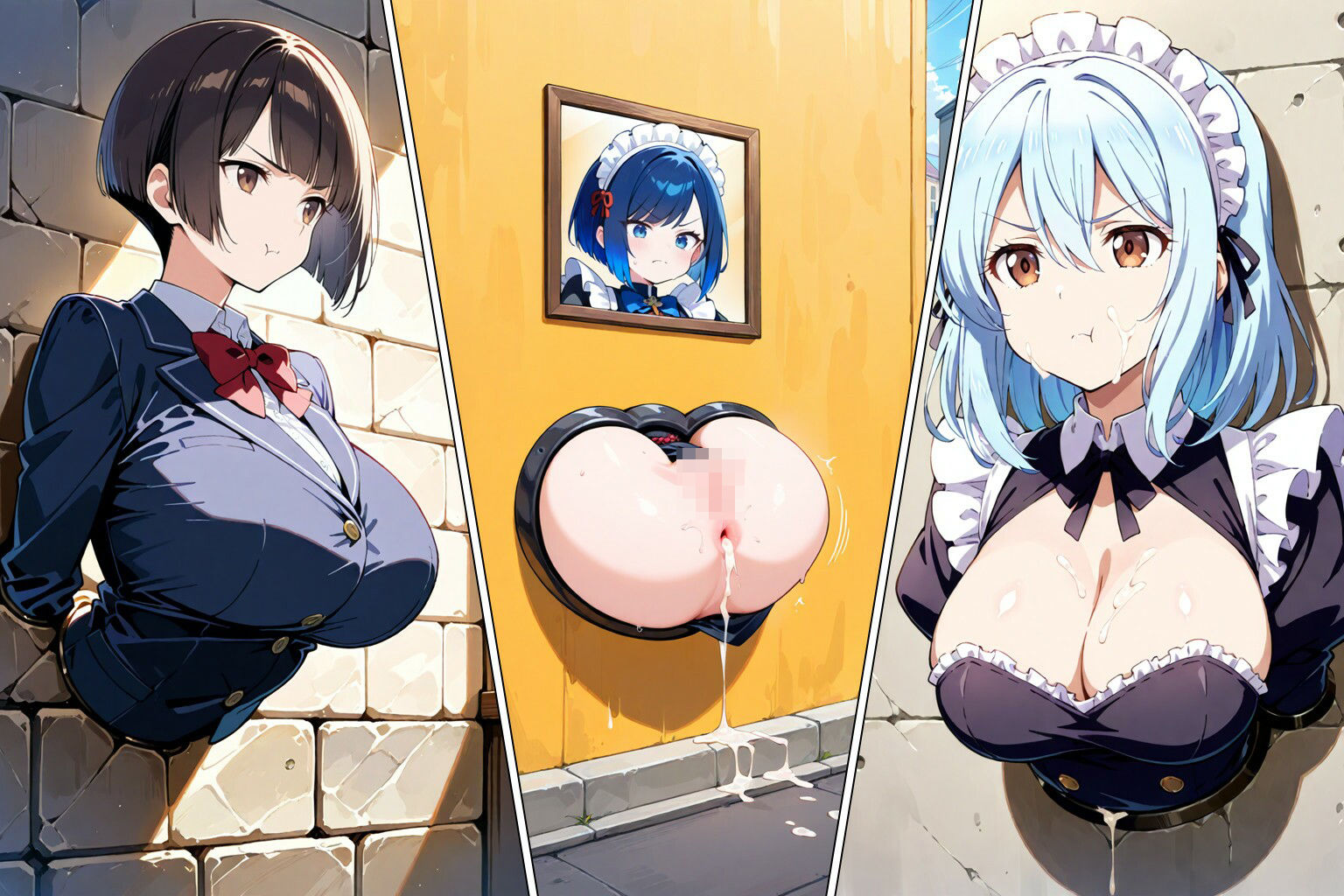 壁尻のある風景12 〜セックスマシーン導入しました〜 画像1