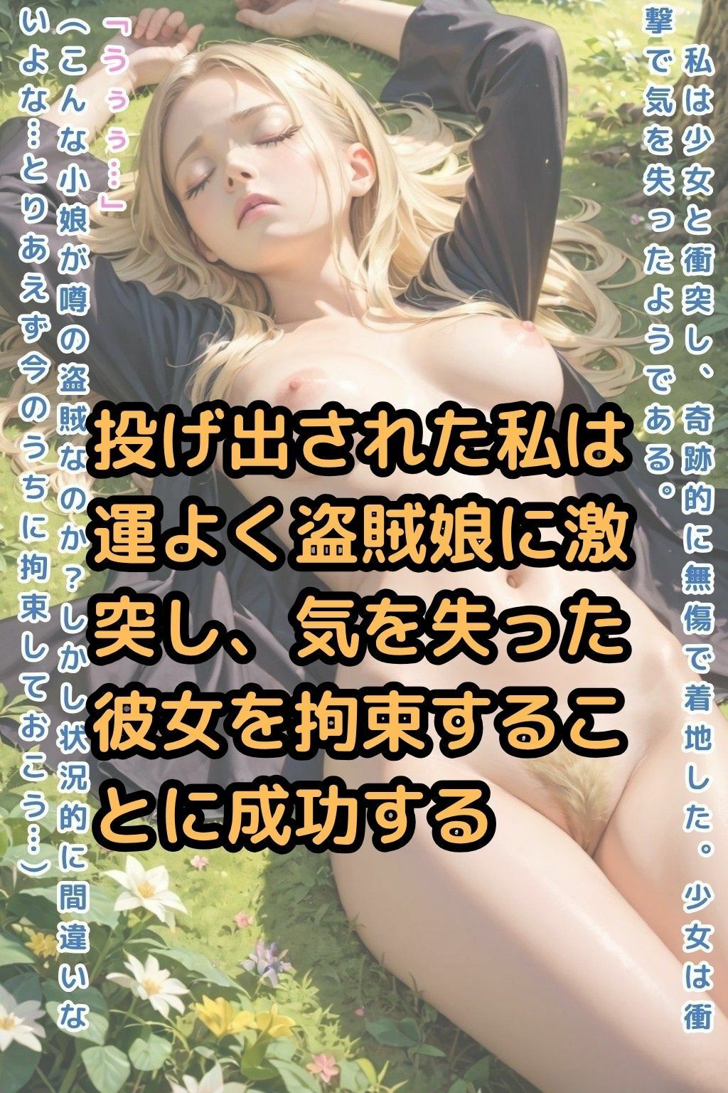 魅惑の盗賊少女〜誘惑の微笑み〜【テキスト付き本編33P】 画像5