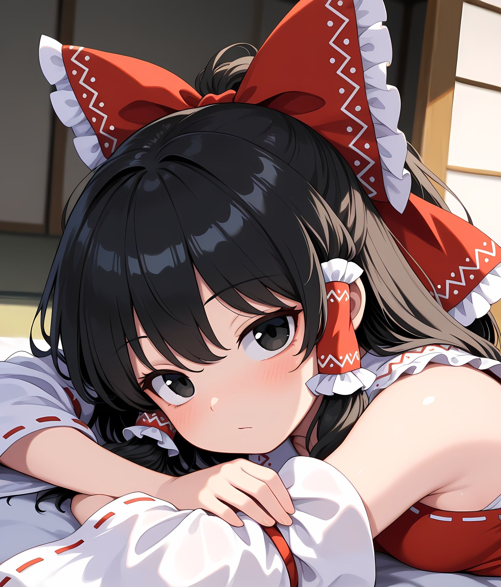 サンプル画像1:れいむっぽいえっちCG集(BananAIのえっちCG集) [d_607873]