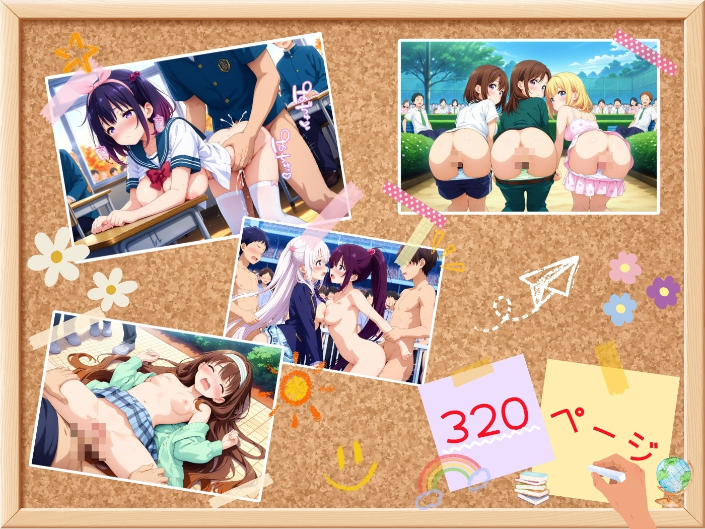 SEX★学園 〜みんなの前で露出〜 in校内 画像3