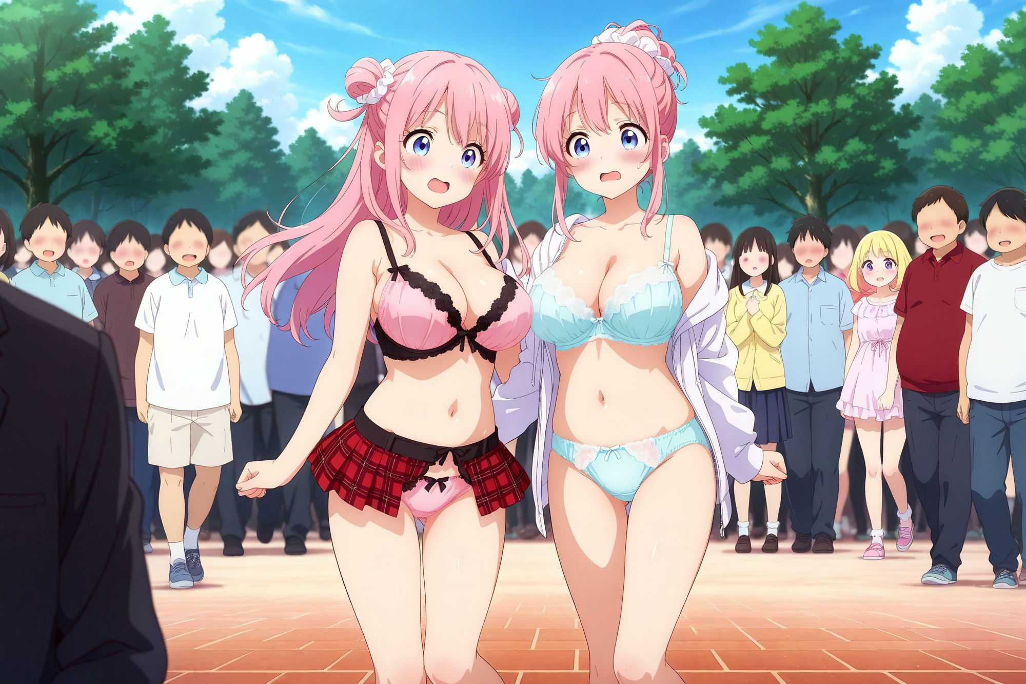 サンプル画像6:SEX★学園 〜みんなの前で露出〜 in校内(極上エロの極み！！) [d_607982]