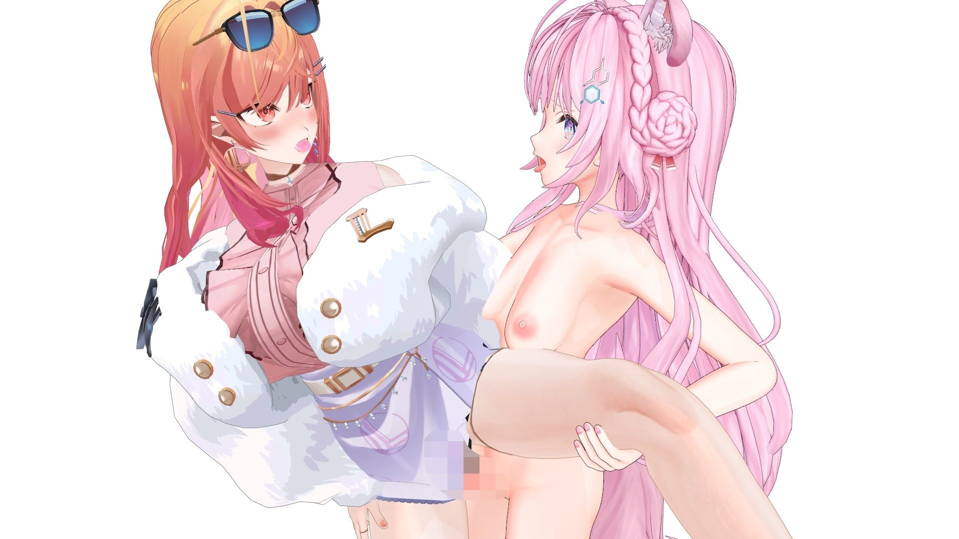 ふたなり3Dセックスボイス付きループアニメホ〇ライブ編#2 画像1