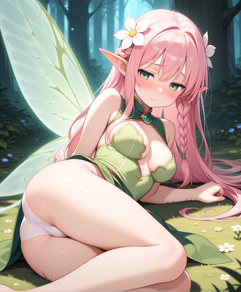 サンプル画像2:異世界シリーズ  ピンク髪の妖精ちゃん(sayuri) [d_608041]