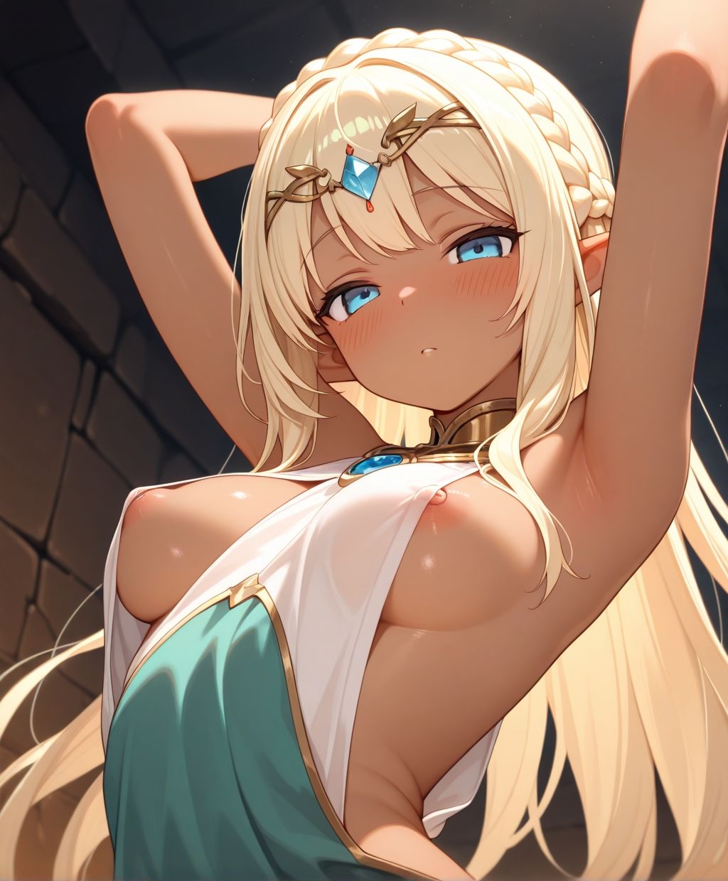 異世界シリーズ  褐色のエルフちゃん 画像7