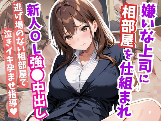 嫌いな上司に相部屋を仕組まれ、新人OL強●中出し【はむ巨乳女子校生】