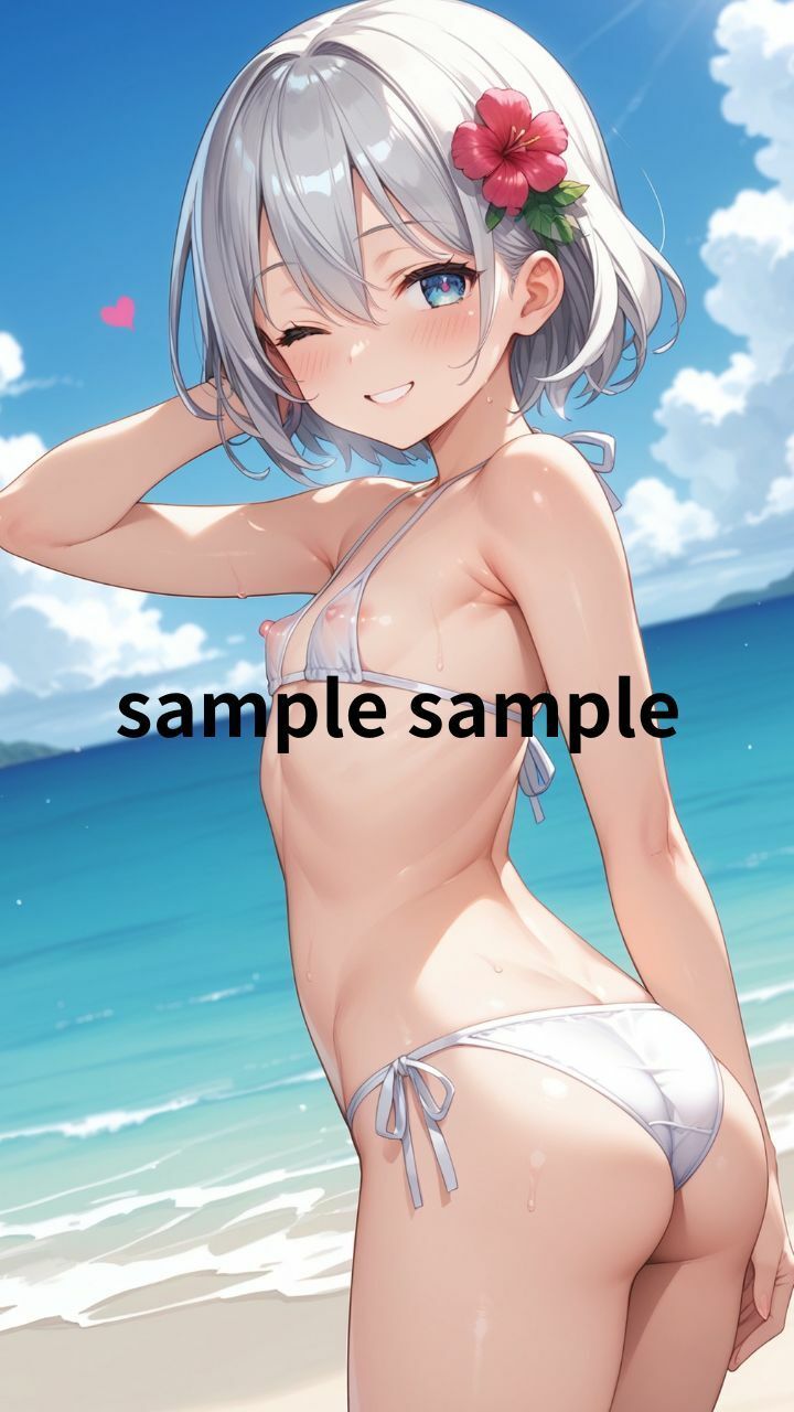 サンプル画像2:海はオレ専用セックスビーチ〜開催中〜(くるるえいち) [d_608135]