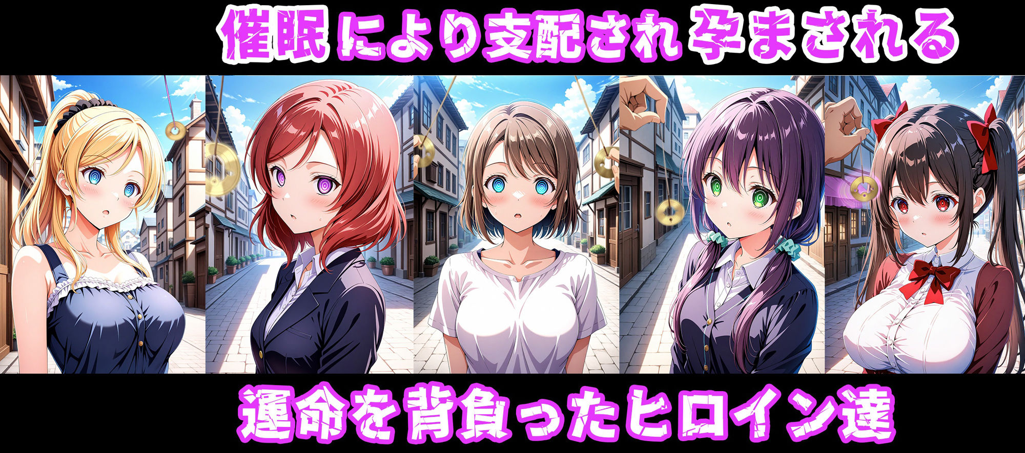 サンプル画像1:孕ませオナホ化契約 〜ラ●ライフ？編〜(アニメ一本背負) [d_608159]