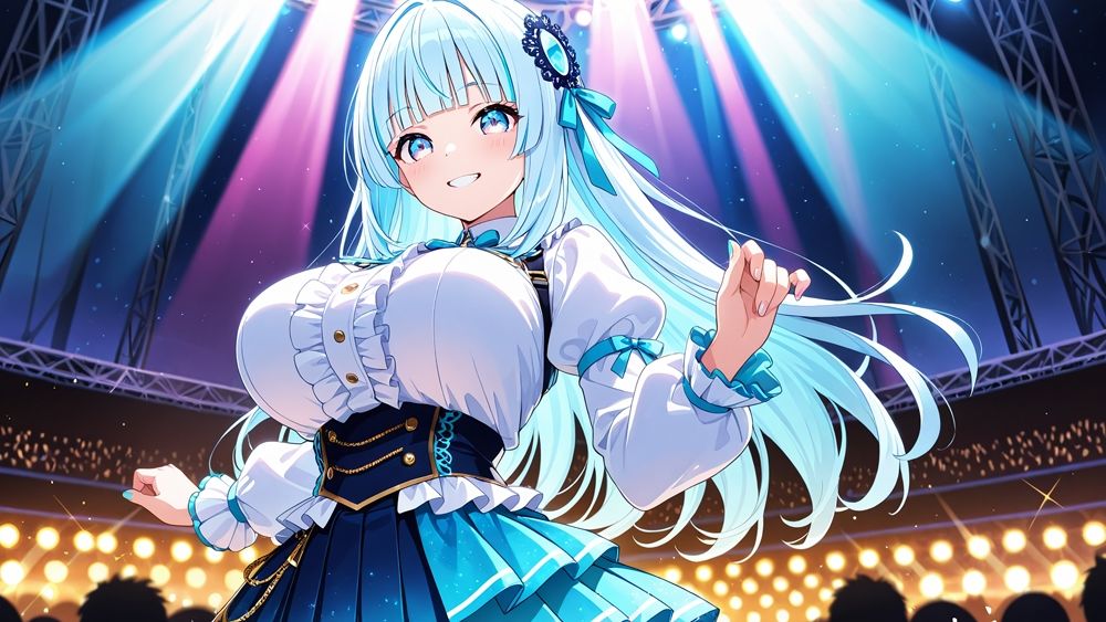 サンプル画像3:爆乳水色赤髪アイドルが熱愛スキャンダルで快楽堕ち【4K】(御一堂) [d_608178]