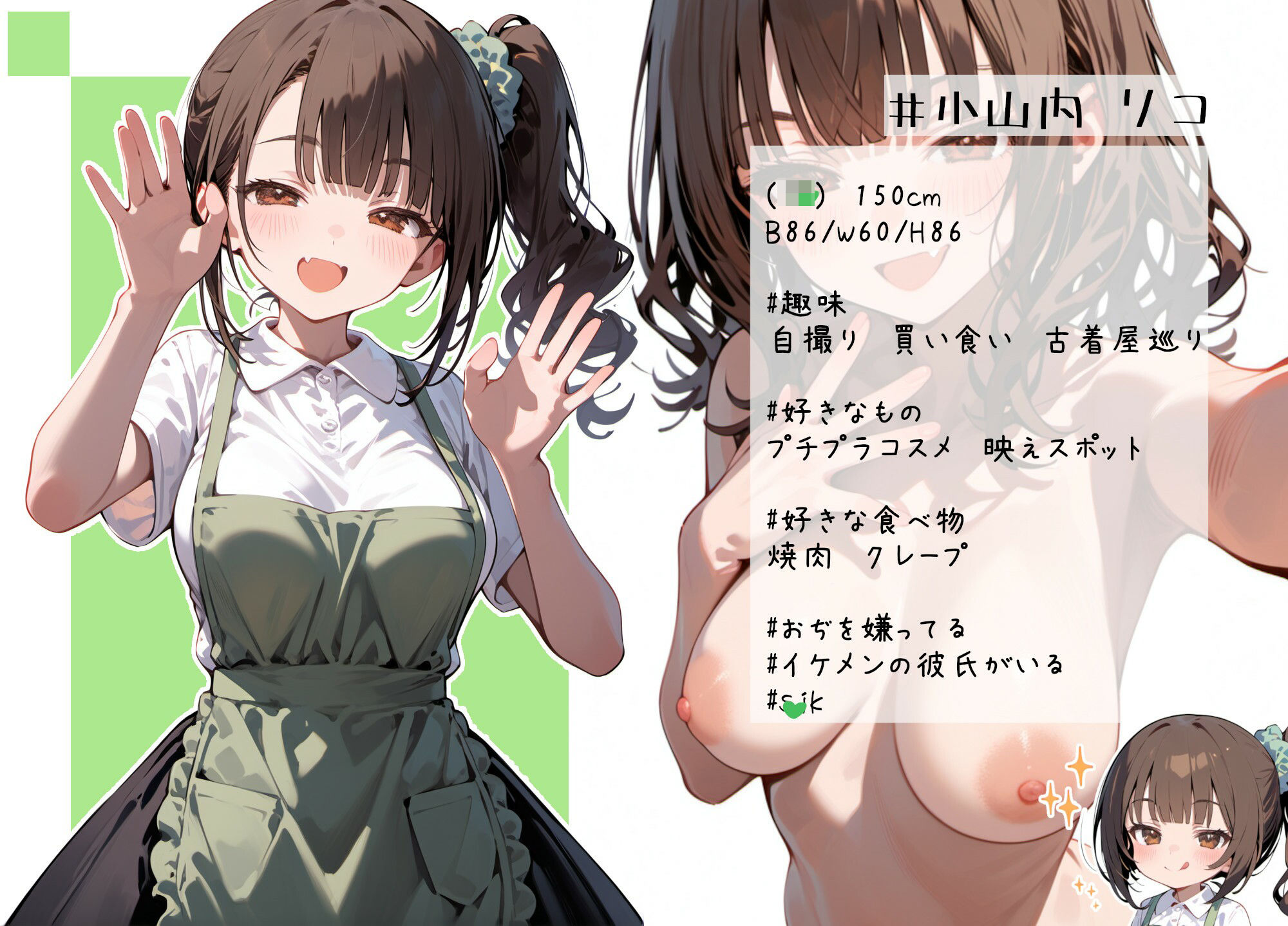 サンプル画像1:よわよわギャルリコちゃん(娘々茶房) [d_608191]