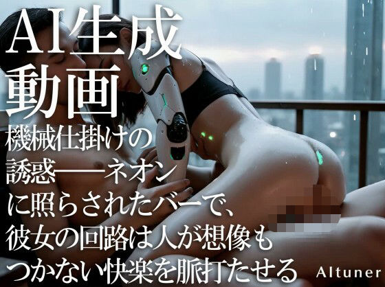 機械仕掛けの誘惑――ネオンに照らされたバーで、彼女の回路は人が想像もつかない快楽を脈打たせる