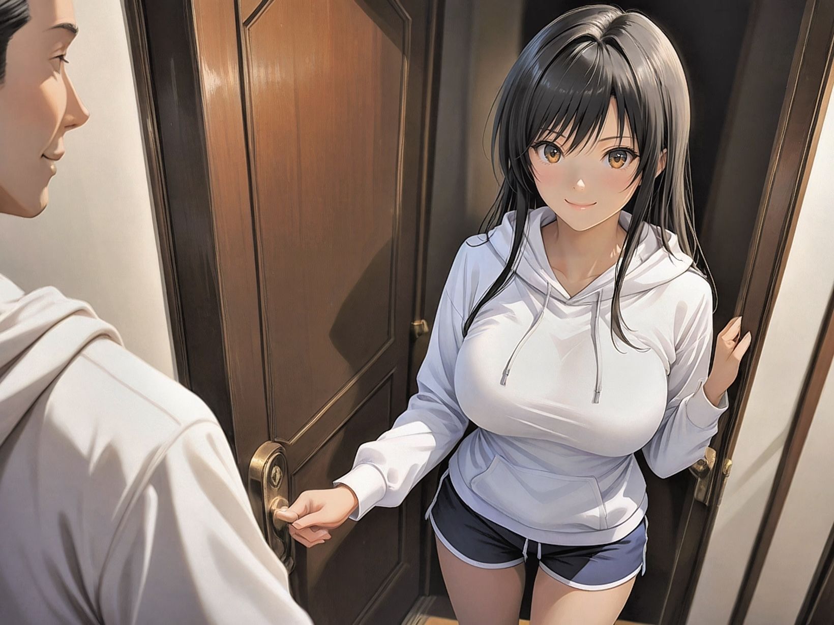 サンプル画像1:居候の親戚にヤられ放題〜彼氏以外のちんぽで乱れまくる古手川唯〜(とろんと) [d_608258]