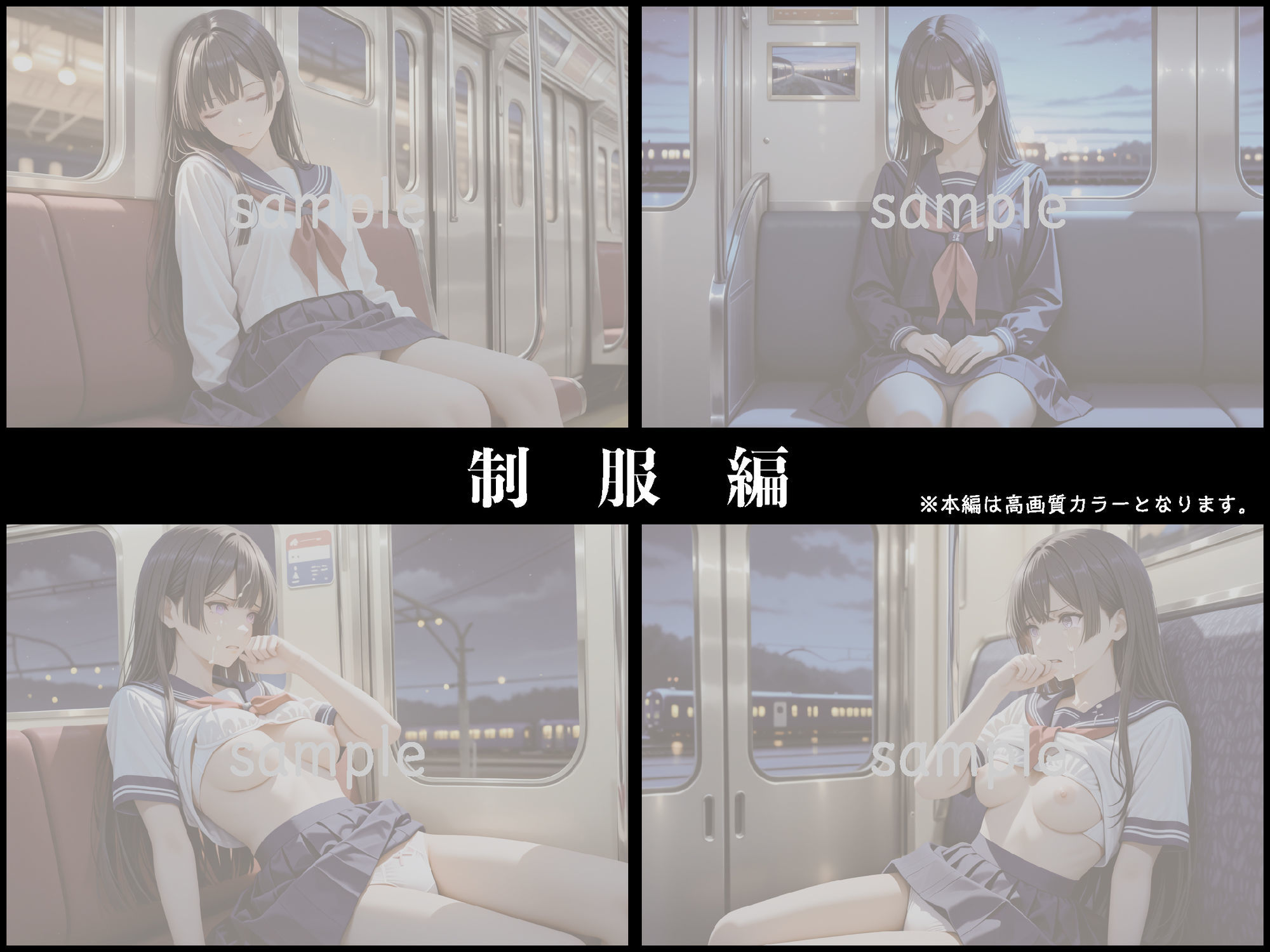 サンプル画像3:電車痴●〜ガクガク絶頂するまでイカされ続ける女〜【豪華CG500枚収録】(奪われた純愛) [d_608299]