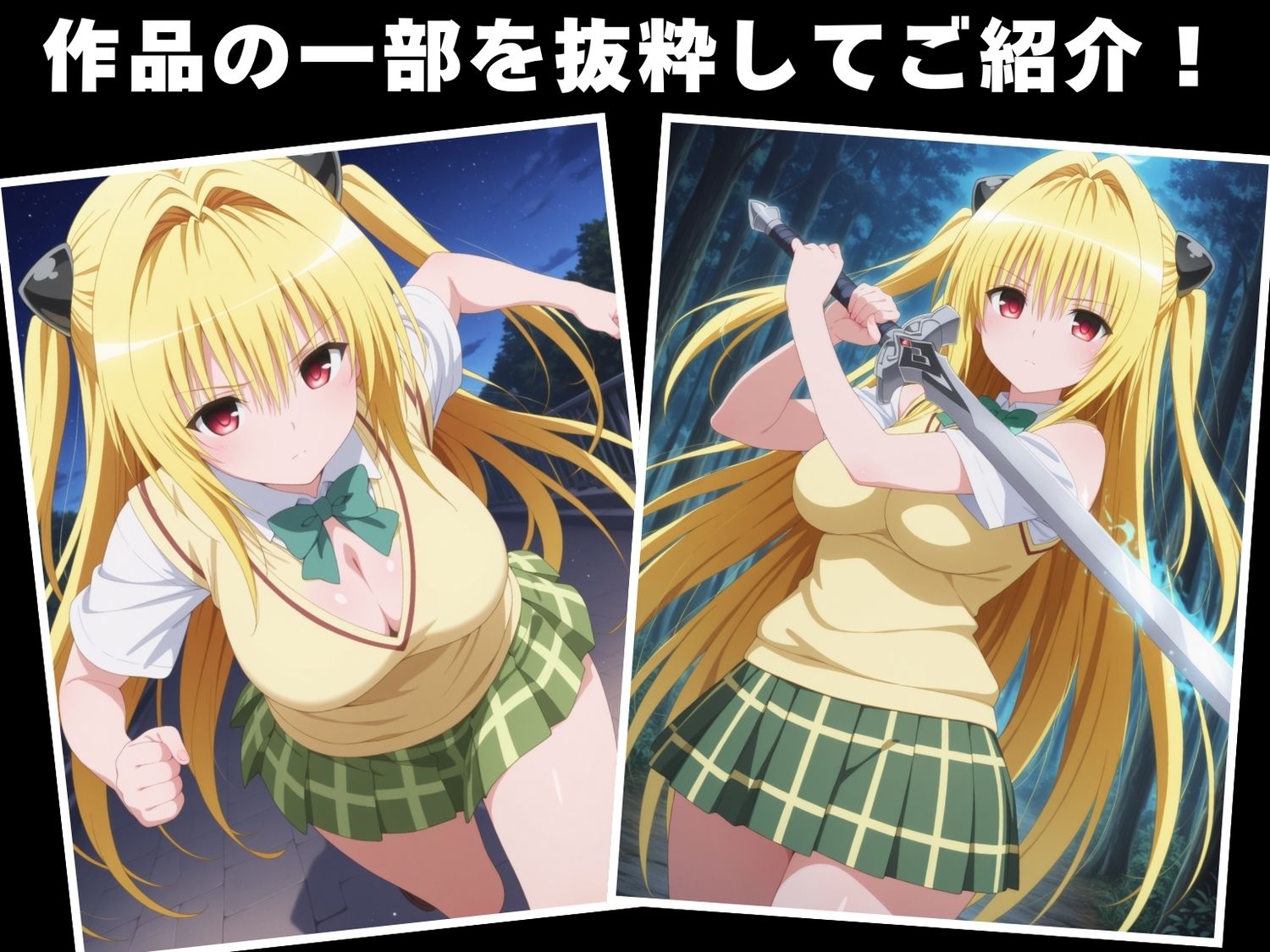 サンプル画像1:【完全敗北】金色●闇(星屑ソーダ) [d_608393]