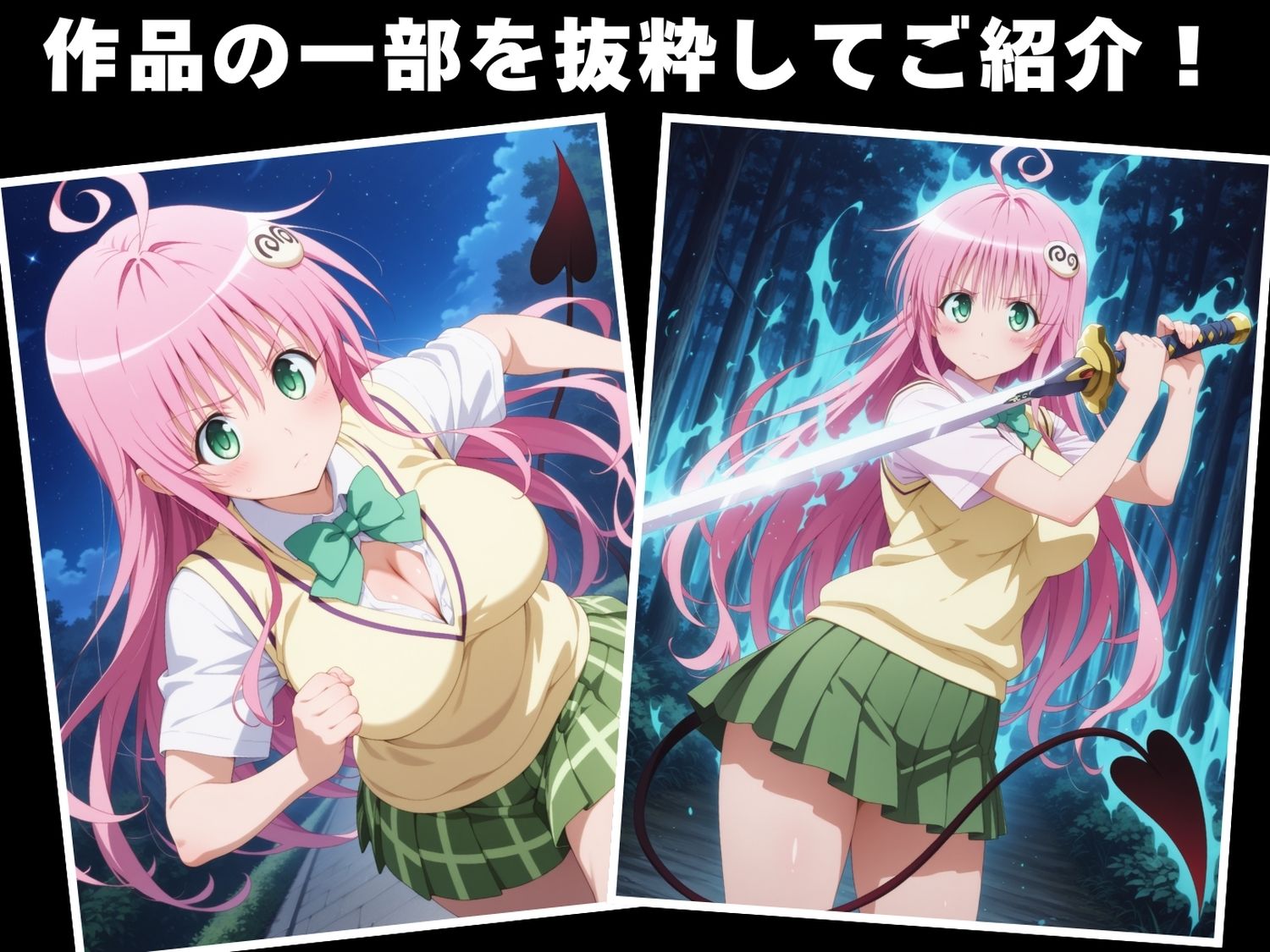 サンプル画像1:【完全敗北】ララ・サ●リン・デビ●ーク(星屑ソーダ) [d_608401]