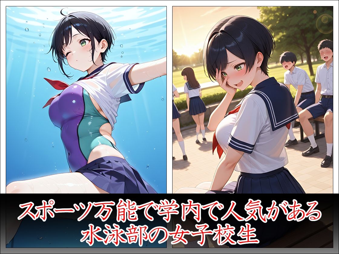 サンプル画像2:催淫マッサージ 水泳部女子のどすけべボディケア(万工房) [d_608452]