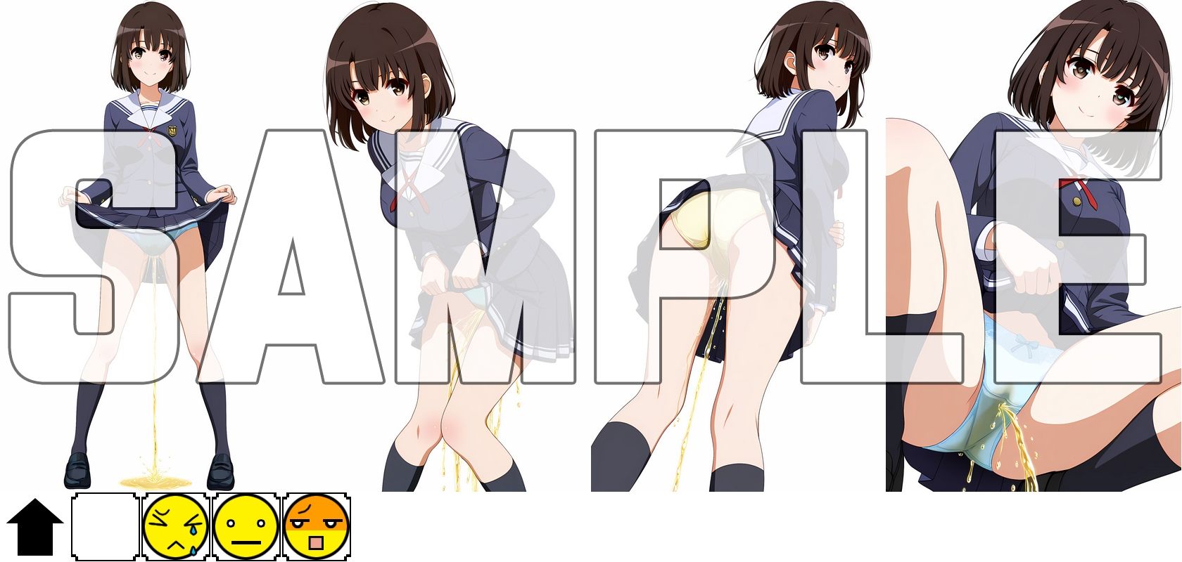 サンプル画像2:オモシューAI おしっこお漏らしするヒロイン002(牡丹桜) [d_608482]