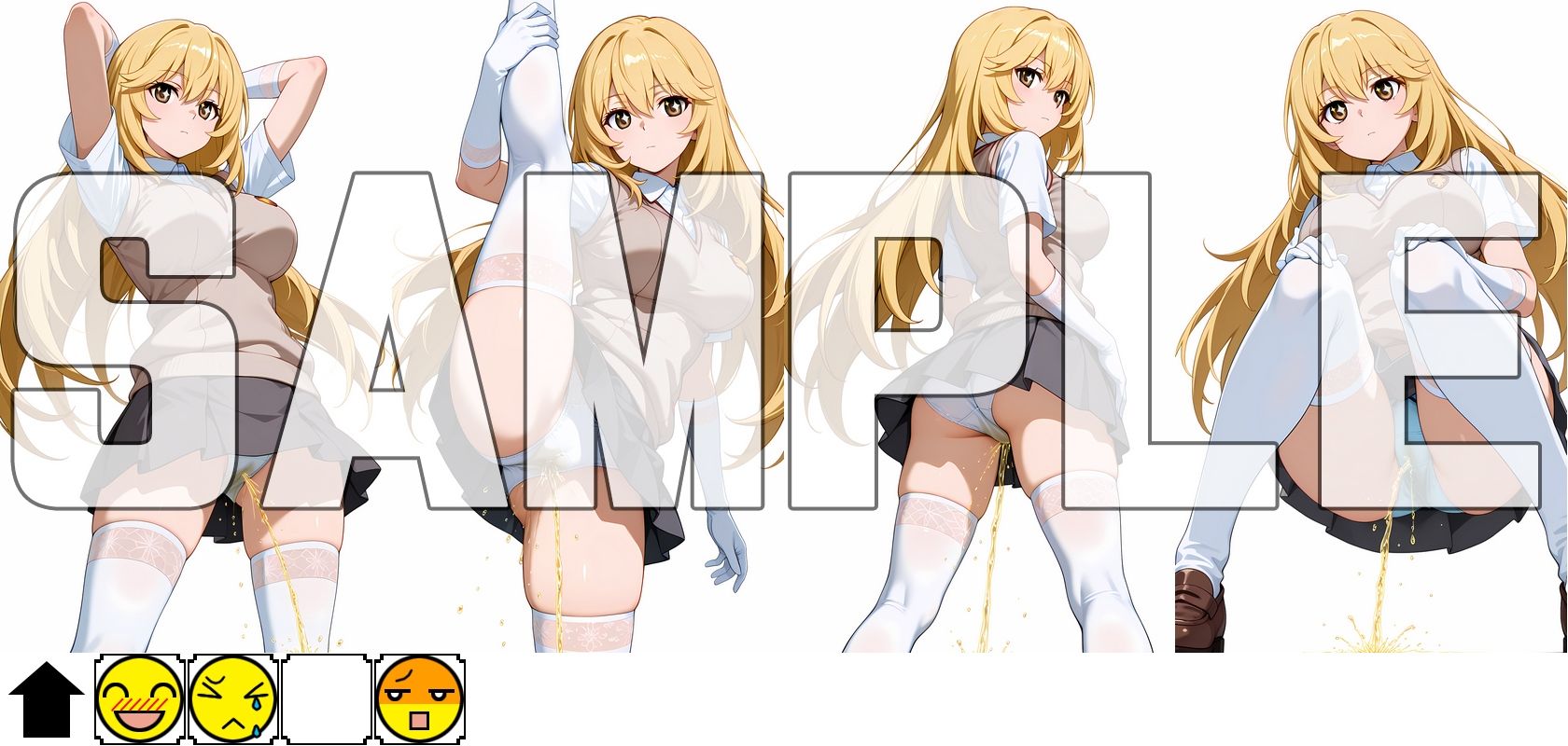 サンプル画像4:オモシューAI おしっこお漏らしするヒロイン002(牡丹桜) [d_608482]