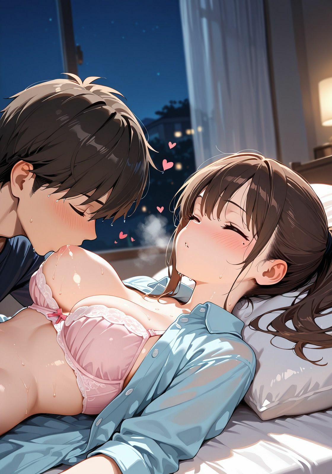 サンプル画像3:学園のアイドルとドキドキ初体験  制服美少女×アイドル×処女(ましゅまろ製作所) [d_608525]