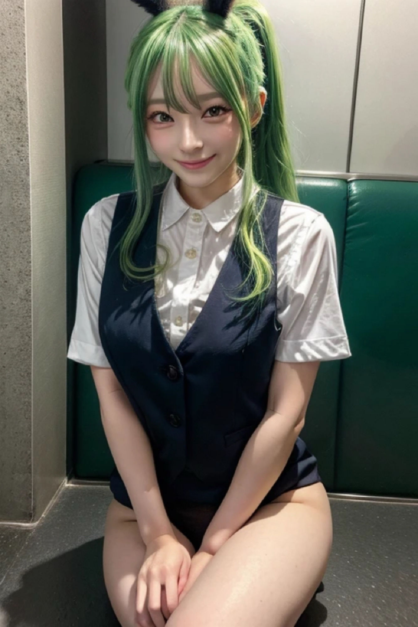 サンプル画像2:AI美女 / midori vol.3 「グラビア撮影会」(AI美女 / midori) [d_608530]