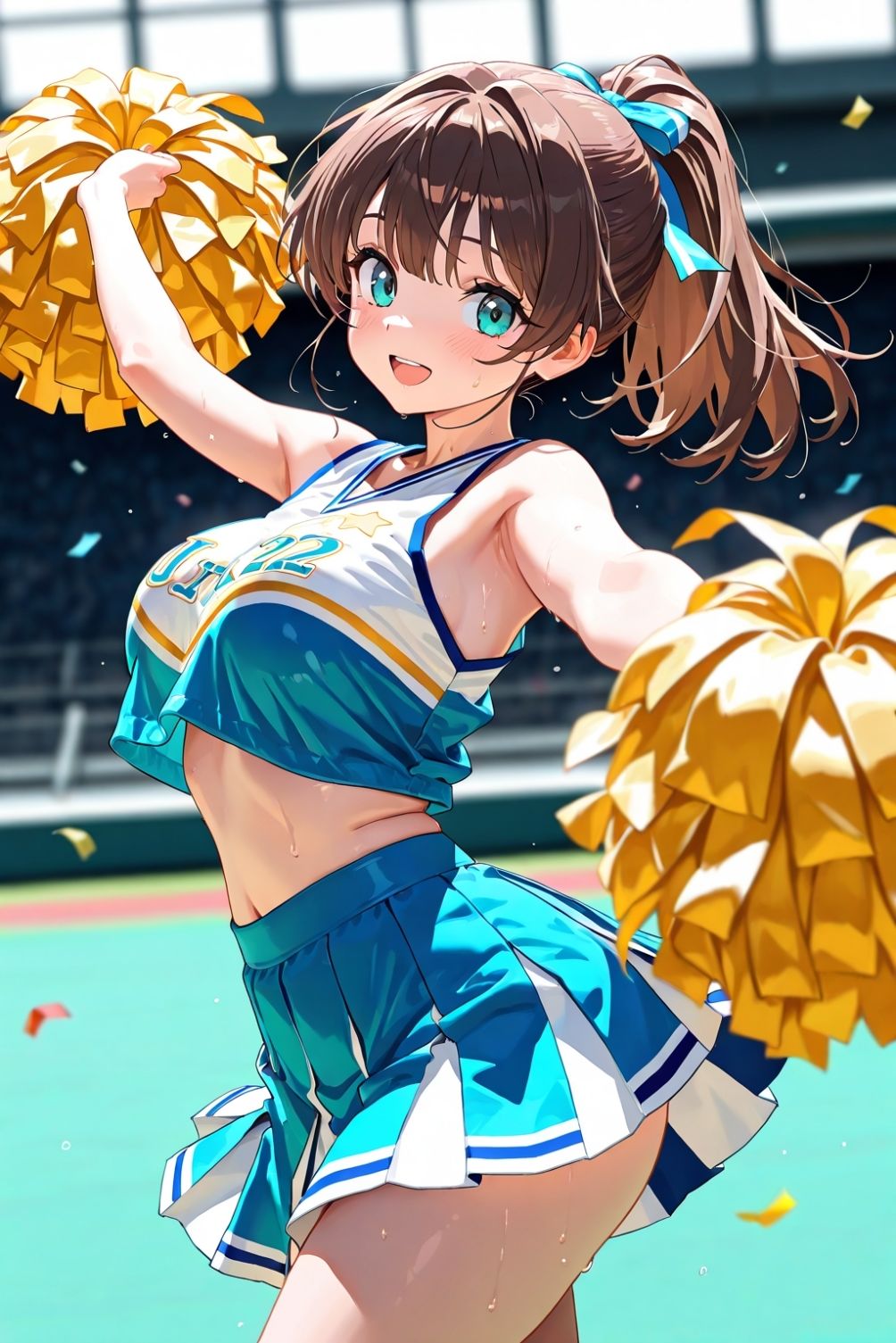 サンプル画像1:男はみんな、チアガールがお好きでしょ？(欲望の花園) [d_608672]