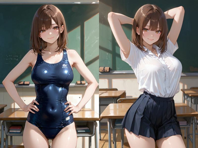 サンプル画像1:グラビアアイドル 表と裏の顔 JDグラドル 安達あみ(ツースリーステーション) [d_608702]