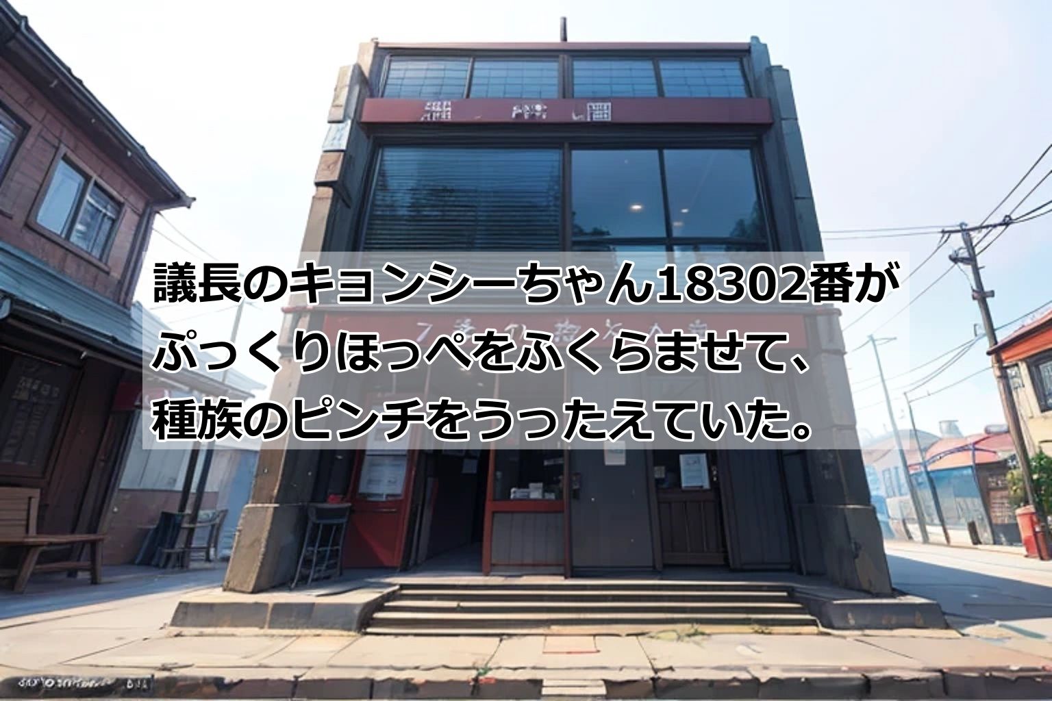 サンプル画像1:がんばれ、キョンシーちゃん(くまとねこ屋) [d_608734]