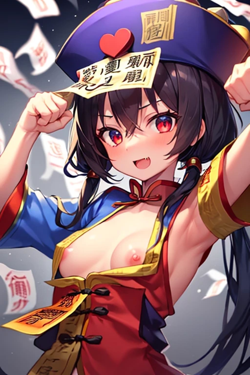 サンプル画像3:がんばれ、キョンシーちゃん(くまとねこ屋) [d_608734]