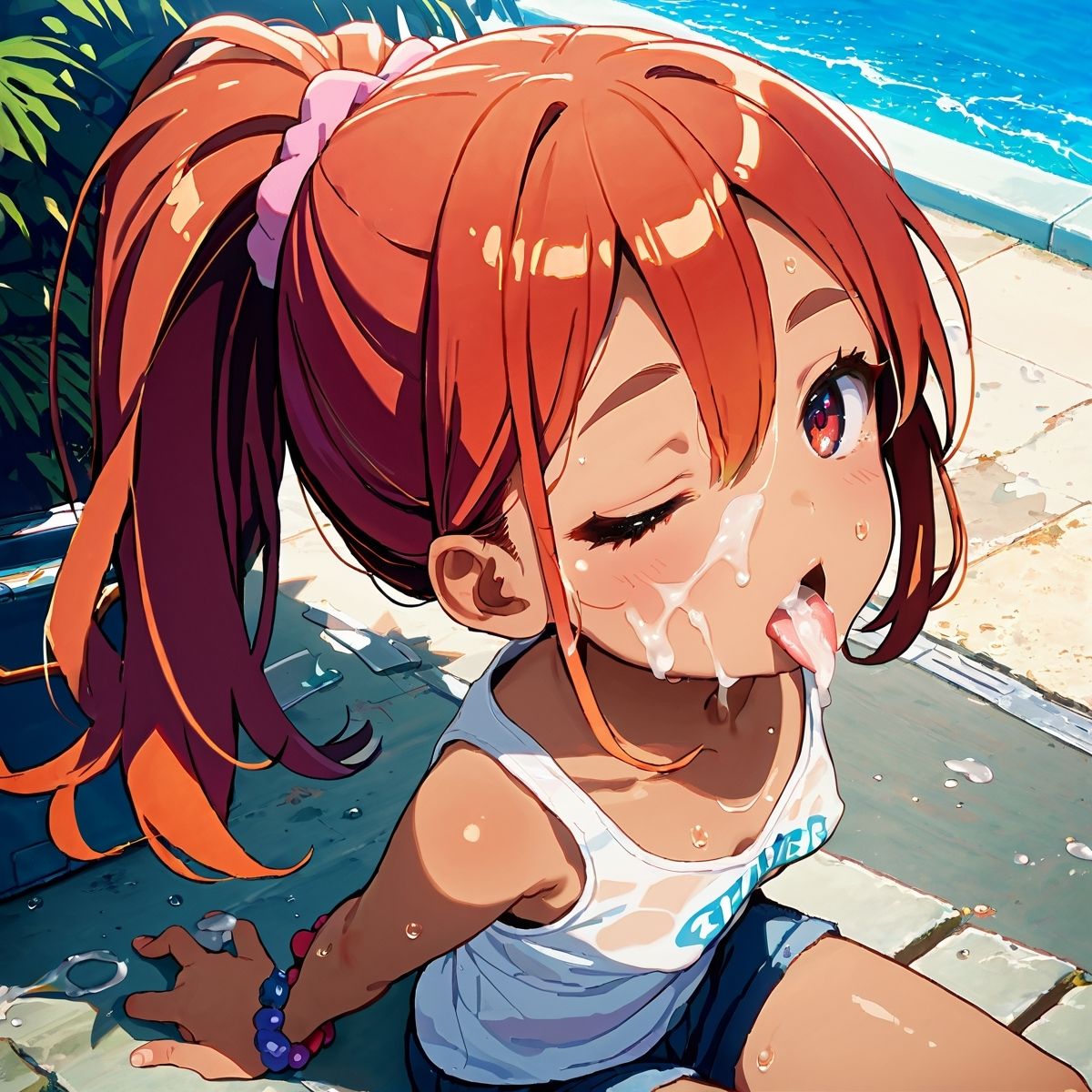 【青春童貞】汗だくタンクトップ──メス●キわからせ──『●リエロ従姉妹のハメなつやすみ。【厳選437枚収録】Vol.7』9