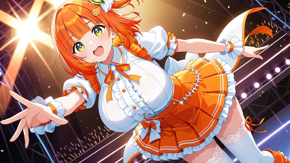 サンプル画像2:爆乳アイドルデュオが撮影現場で淫らに堕ちる中出し調教【4K】(御一堂) [d_608833]