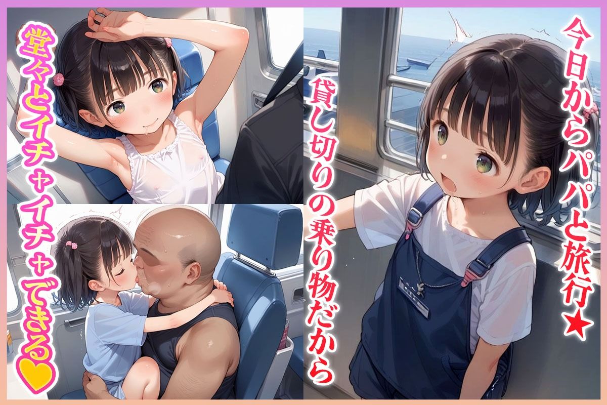 サンプル画像1:エッチな夏休み  パパと旅行先でヤりまくり(ちっぱい少女) [d_608852]