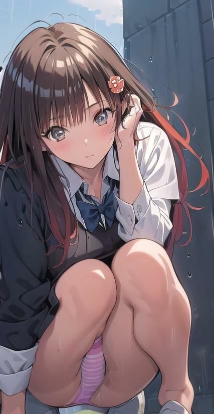 サンプル画像2:【あつがりな私たち】 地球温暖化は深刻化 日本の南に位置する私たちの学校は サウナ状態 服より命を優先した私達が直面したのは カラダの温暖化問題でした・・  ＃17(スタジオかぐや) [d_608935]