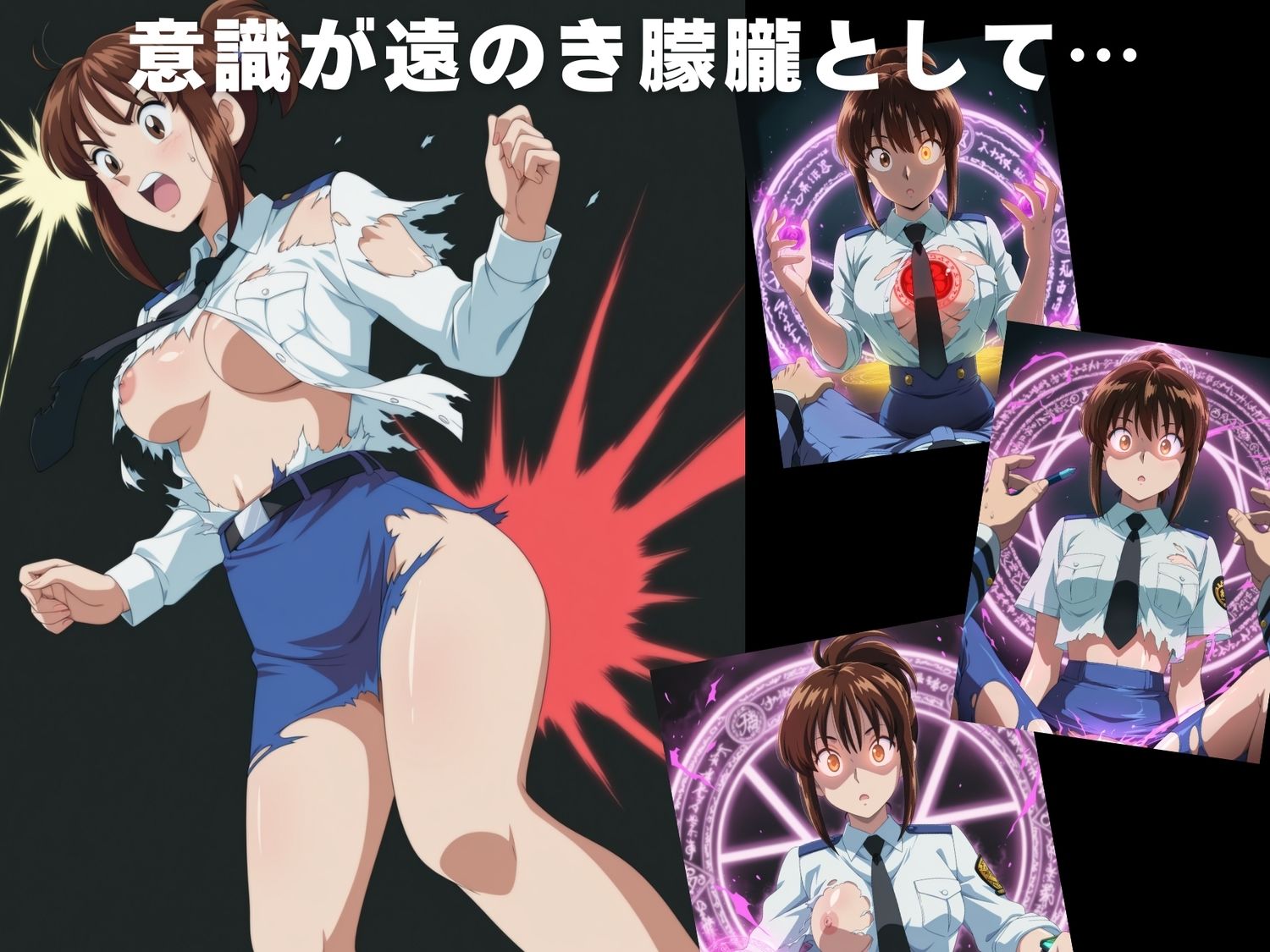 サンプル画像3:【完全敗北】擬● 珠纏(にじいろスケッチ) [d_609021]